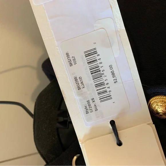 Gucci fashionable black jacket with golden details BRAND NEW